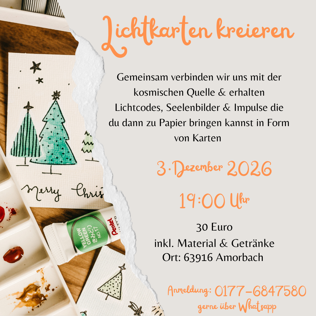 Lichtkarten kreieren